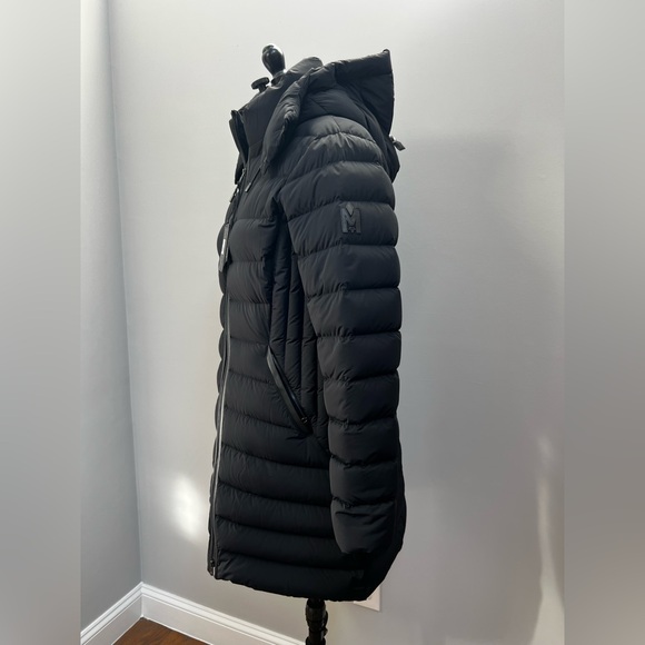 NWT Mackage Farren Long Black Puffer Coat XL - Picture 4 of 10